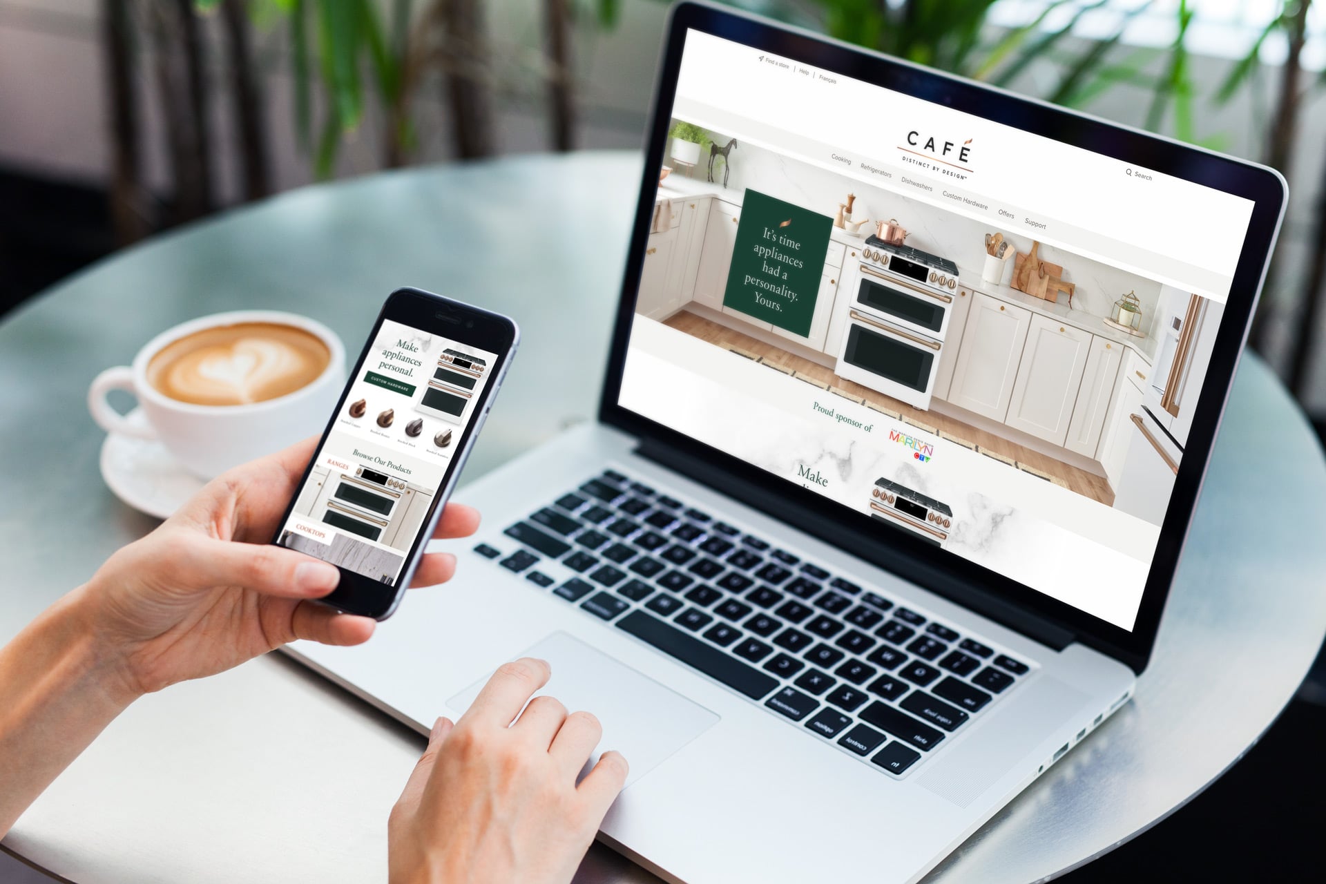 Café Appliances website Café Appliances website built at Sims Advertising