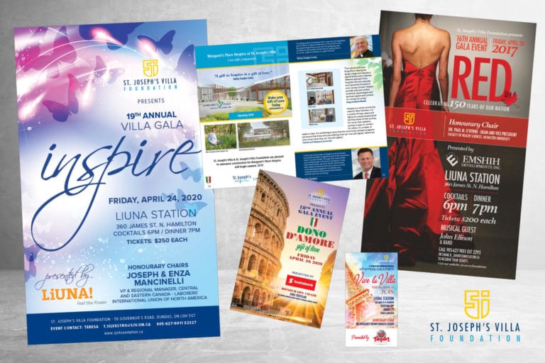 Various print and digital layouts for St. Joseph’s Villa Various print and digital layouts for St. Joseph's Villa