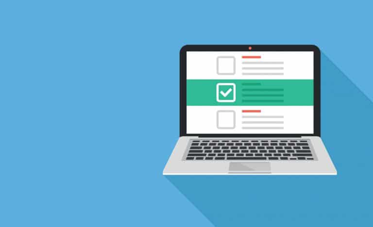 Landing Page_Web Banner Laptop showing a landing page