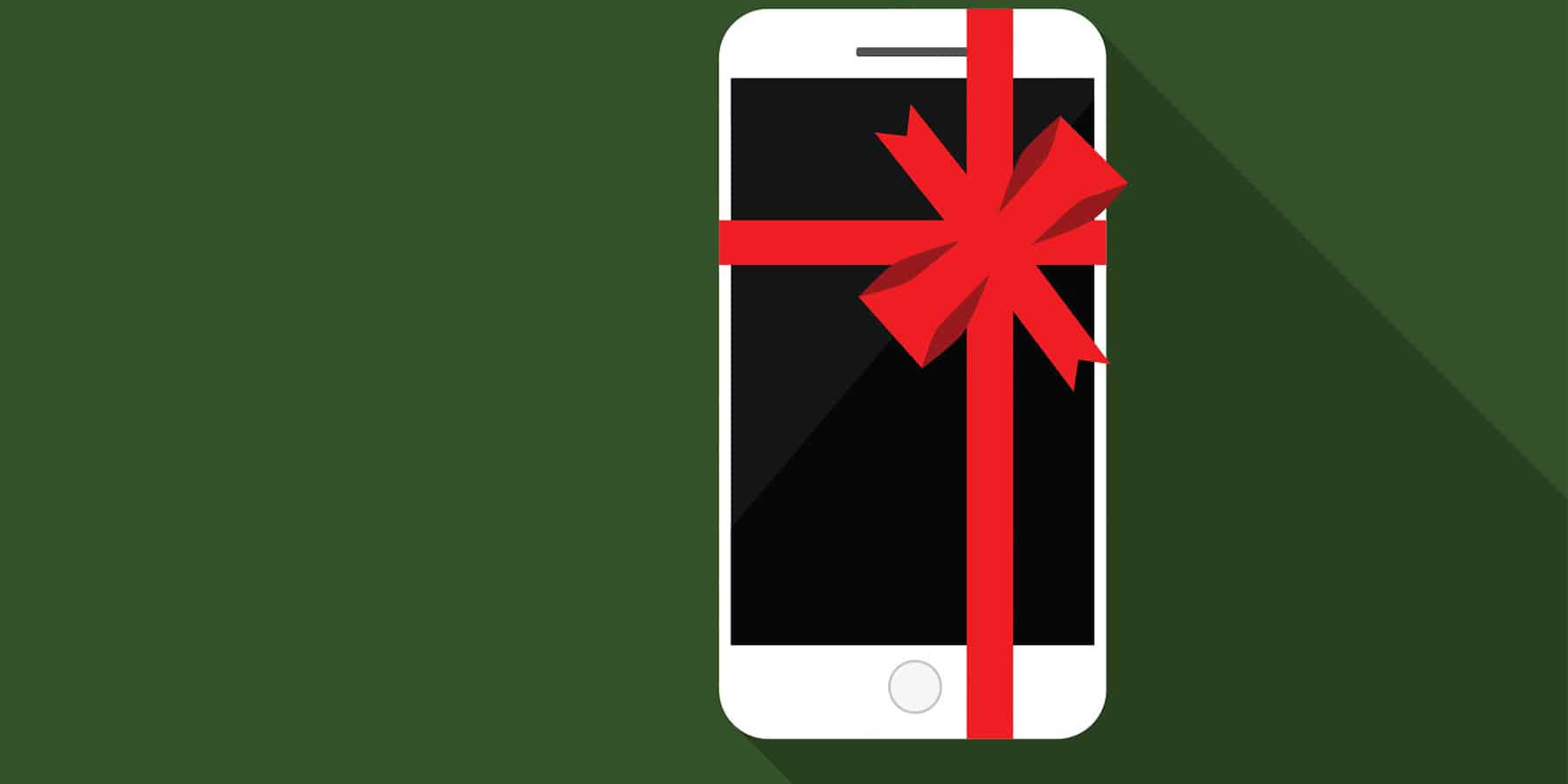 Get Your Business Ready for Holidays_Header Chrismas-wrapped iPhone